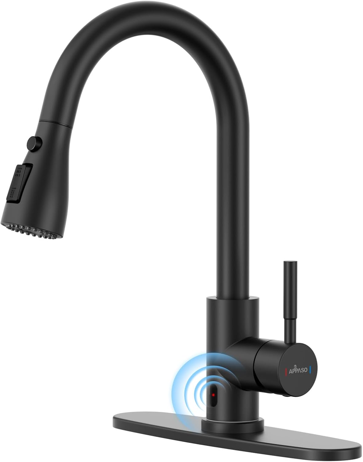 Touchless Kitchen Faucets, Touchless Faucet for Kitchen Sink, High Arc Single Handle Kitchen Faucet Touchless, 20" Pull Down Sprayer