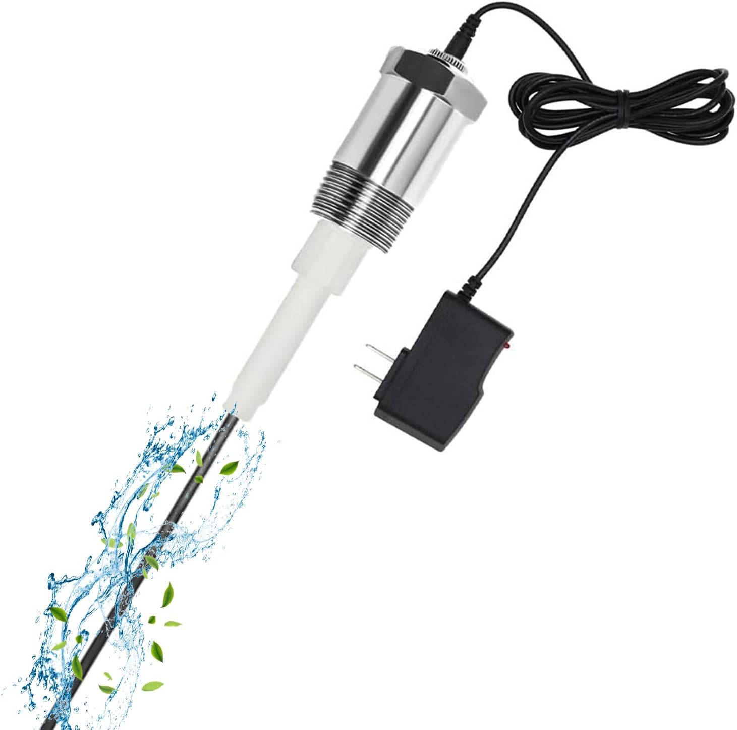 Powered Anode Rod for Water Heater, Electric Anode Rod, Helps Eliminate Rotten Egg Smell, Fits 70–120 Gallon Tanks