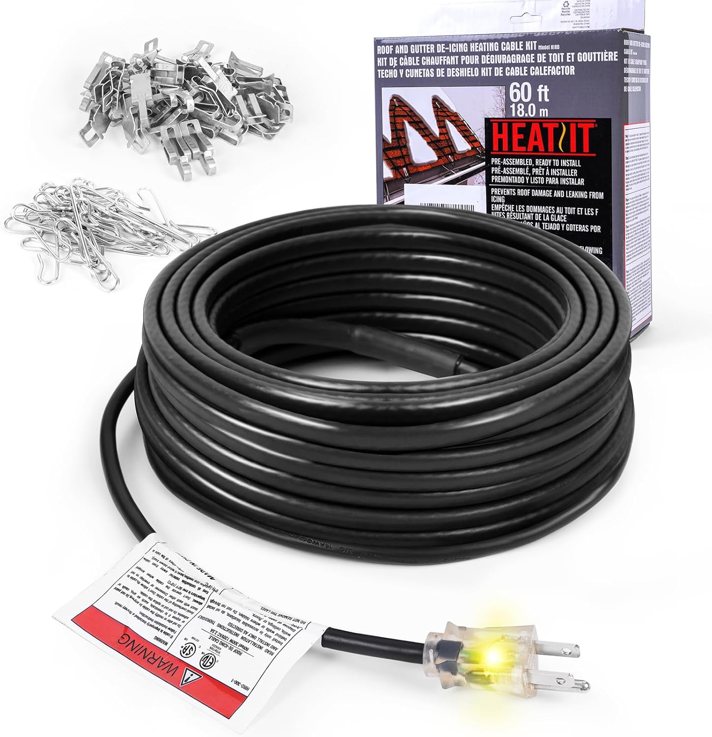HEAITIT HIRD 30 feet De-Icing Cable