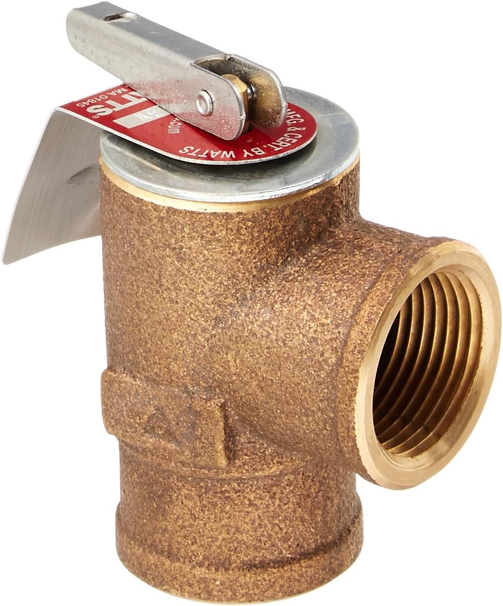 Watts 0342691 30 PSI Pressure Relief Valve, Bronze, 3/4",‎0.75 Inch 335 M2-030
